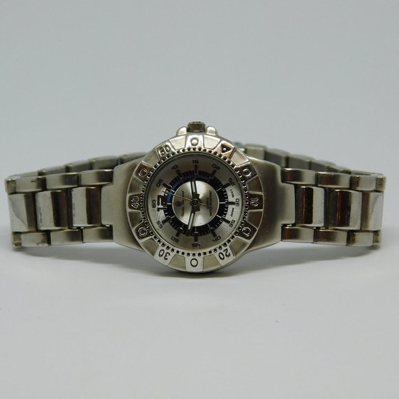 Charles Raymond V0729L Silver Tone Quartz Analog Women's Watch Sz.7" New Battery - Picture 1 of 10